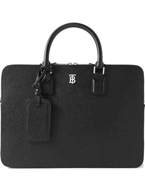 burberry grainy leather briefcase|burberry briefcase sale.